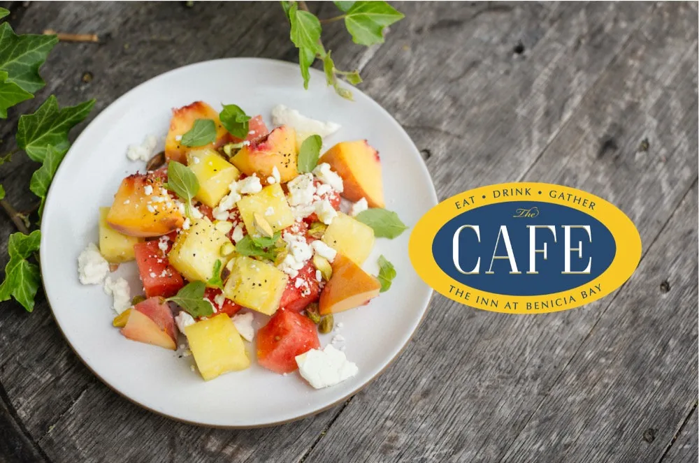 The Cafe at The Inn garden in Benicia, California