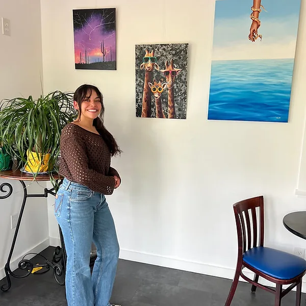 Erika, server and multimedia artist at The Cafe Benicia
